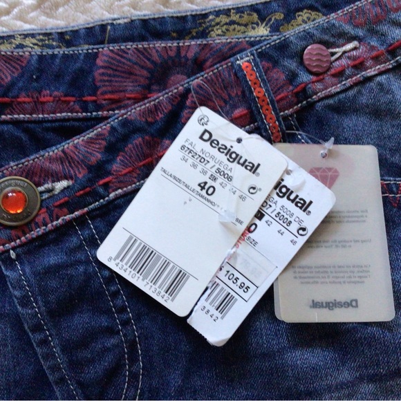 NWT Desigual skirt. Size 40 European which is a us medium or 8. - Picture 6 of 6